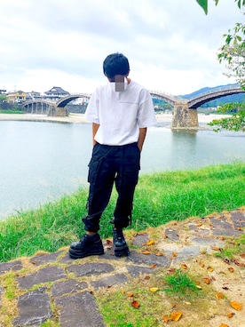 「厚底」｜「アイテム（その他シューズ）」を使った、かっきーさん（メンズ・165cm）の秋コーディネート