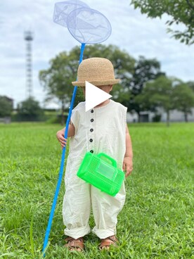 「息子服」｜はるかさん（キッズ・90cm）の夏コーディネート