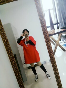 「a fadのアイテム」を使った、Choosingさん（レディース・165cm）の秋コーディネート