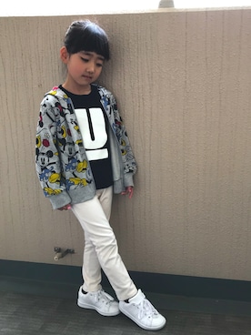 「UNDERCOVER（アンダーカバー）のアイテム」を使った、＊aoaoao＊さん（キッズ・104cm）の夏コーディネート