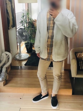 「アイテム（スリッポン）」を使った、takaさん（メンズ・165cm・10代）の春コーディネート