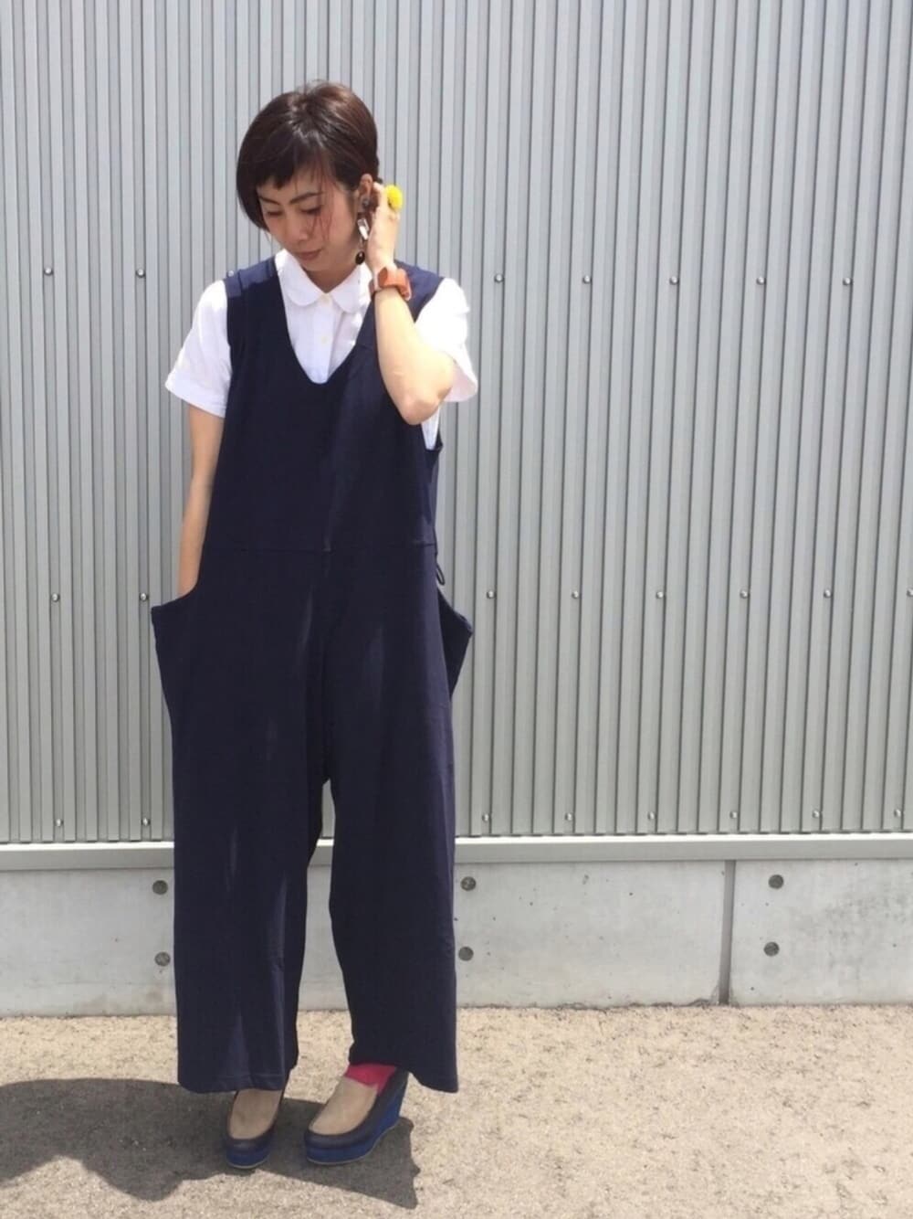 mercibeaucoup,のサロペット/オーバーオールを使った人気ファッション
