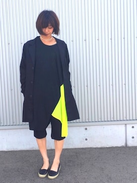 「静岡」｜「アイテム（ワンピース/ドレス）」を使った、アッコさん（レディース・162cm）の夏コーディネート
