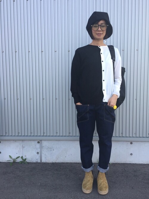アッコ（evoluir@kanazawa）｜DOUBLE FOOT WEARのブーツを使ったコーディネート - WEAR