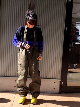 「Saucony（サッカニー）のアイテム」を使った、アッコさん（レディース・162cm）の冬コーディネート