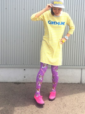 「アイテム（タイツ/ストッキング）」を使った、アッコさん（レディース・162cm）の春コーディネート