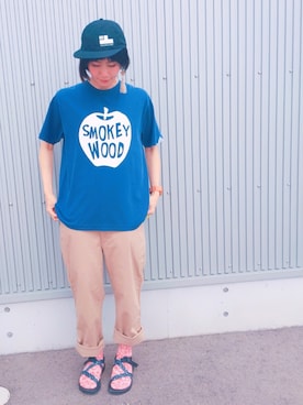 「静岡」｜「アイテム（その他）」を使った、アッコさん（レディース・162cm）の春コーディネート