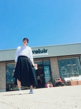 「静岡」｜「アイテム（その他）」を使った、アッコさん（レディース・162cm）の春コーディネート