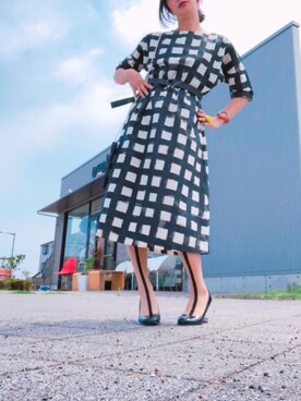 「静岡」｜「アイテム（その他）」を使った、アッコさん（レディース・162cm）の夏コーディネート
