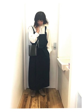 「静岡」｜「アイテム（その他）」を使った、アッコさん（レディース・162cm）の秋コーディネート
