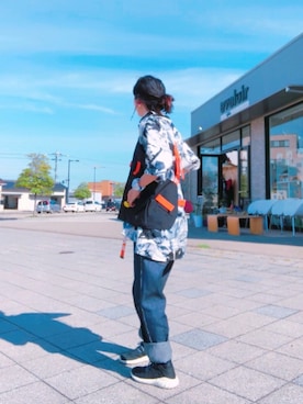 「静岡」｜「アイテム（その他）」を使った、アッコさん（レディース・162cm）の秋コーディネート