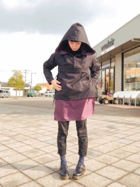 「mercibeaucoup,（メルシーボークー）のアイテム」を使った、アッコさん（レディース・162cm）の冬コーディネート