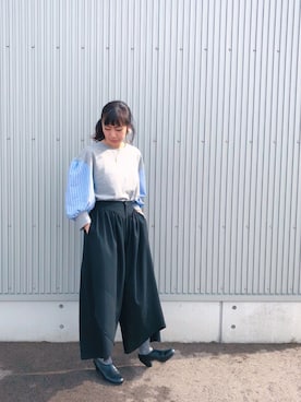 「Ne-net（ネネット）のアイテム」を使った、アッコさん（レディース・162cm）の冬コーディネート