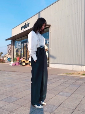 「卒業式」｜アッコさん（レディース・162cm）の春コーディネート