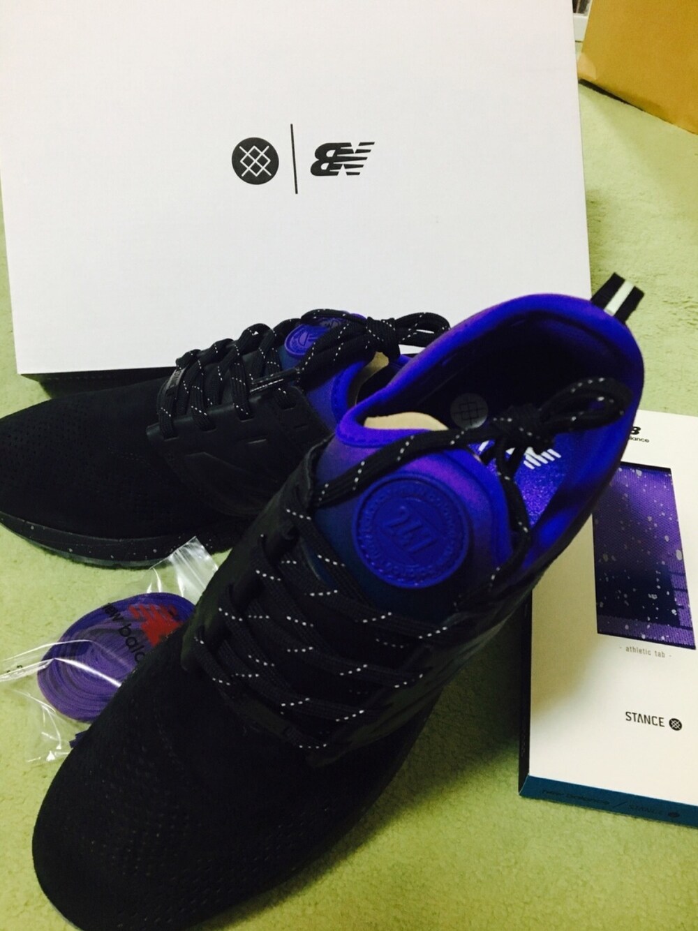 「スニーカー、ニューバランス、かっこいい、ＮＢ、使いやすい、シンプルコーデ、カジュアル、黒、アイテム、いいね」｜「NEW BALANCEのNew Balance × STANCE SOCKS MRL247ST【SP】（スニーカー、ブラック系）」を使った、chiryさん（メンズ・175cm）の冬コーディネートの1枚目の写真