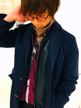 「ROXD（ロッド）のアイテム（ジャケット/アウター）」を使った、chiryさん（メンズ・175cm）の冬コーディネート