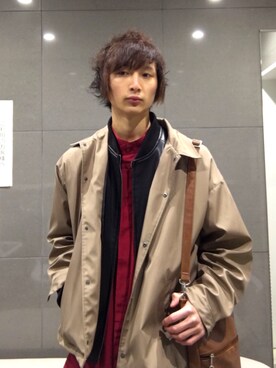 「ZIP FIVE（ジップファイブ）のアイテム（ライダースジャケット）」を使った、chiryさん（メンズ・175cm）の春コーディネート