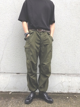 「SUUNTO（スント）のアイテム」を使った、ナポリタン　オンライン古着屋さん（メンズ・180cm）の夏コーディネート