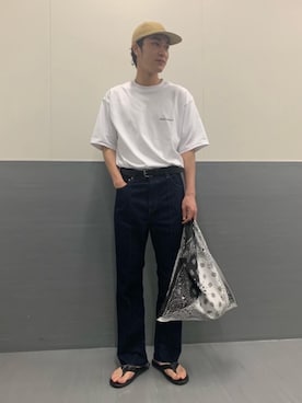 「ベーシック/トラッド」｜植田拓真さん（メンズ・174cm）の春コーディネート