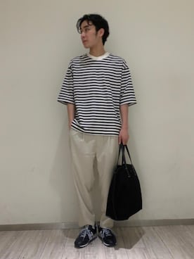 「ベーシック/トラッド」｜植田拓真さん（メンズ・174cm）の春コーディネート