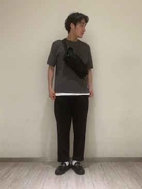 植田拓真さん（メンズ・174cm）の春コーディネート