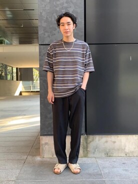 植田拓真さん（メンズ・174cm）の春コーディネート