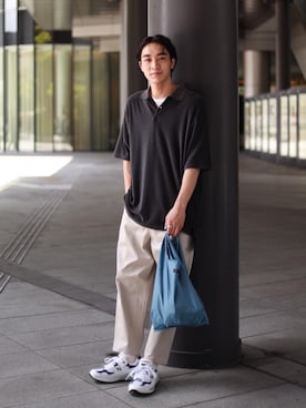 植田拓真さん（メンズ・174cm）の夏コーディネート