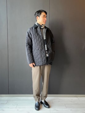 「BEAUTY&YOUTH UNITED ARROWS（ビューティーアンドユースユナイテッドアローズ）のアイテム（その他アウター）」を使った、植田拓真さん（メンズ・174cm）の冬コーディネート