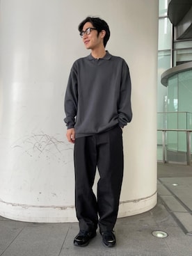 「RECOMMEND  ITEM STYLING」｜植田拓真さん（メンズ・174cm）の冬コーディネート