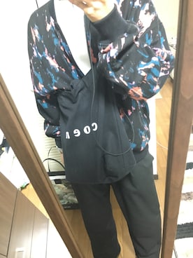 「SHAREEF（シャリーフ）のアイテム（ブルゾン）」を使った、kosukeさん（メンズ・170cm）の春コーディネート