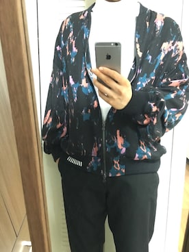 「SHAREEF（シャリーフ）のアイテム（ブルゾン）」を使った、kosukeさん（メンズ・170cm）の秋コーディネート