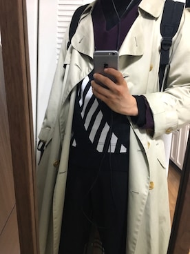 BURBERRYのトレンチコートを使った人気ファッション