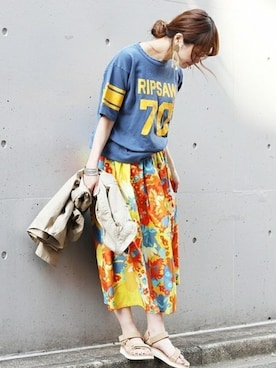 SANGUさん(レディース・160cm)の春コーディネート