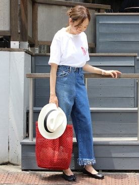 SANGUさん（レディース・160cm）の夏コーディネート