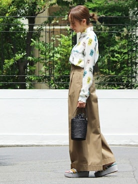 SANGUさん（レディース・160cm）の夏コーディネート