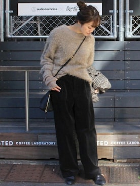 SANGUさん（レディース・160cm）の冬コーディネート