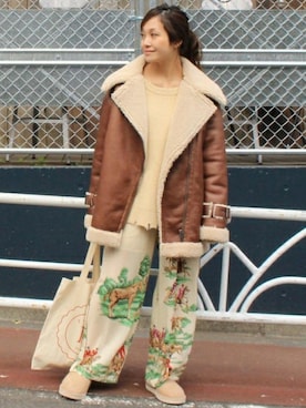 SANGUさん（レディース・160cm）の冬コーディネート