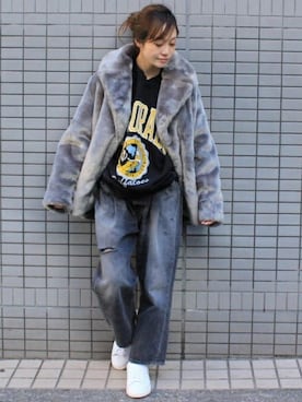 SANGUさん（レディース・160cm）の冬コーディネート