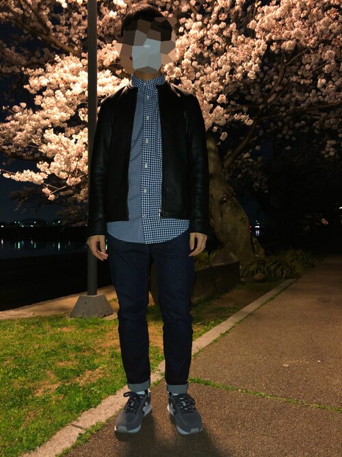 とみーおじさん｜UNITED TOKYOのライダースジャケットを使ったコーディネート - WEAR