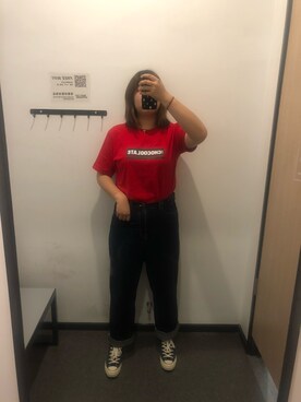 「:CHOCOOLATEのアイテム（トップス）」を使った、Luciferさん（レディース・168cm）の夏コーディネート