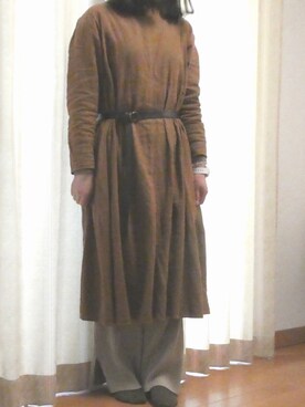 「ゆるずる」｜まるちゃんさん（レディース・159cm）の冬コーディネート