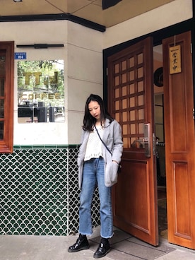 「ISABEL MARANT（イザベルマラン）のアイテム（トップス）」を使った、呼叫杨怡さん（レディース・157cm）の冬コーディネート