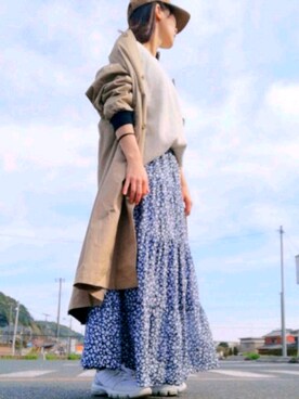 「loaf（ローフ）のアイテム」を使った、RIyO.さん（レディース・156cm）の春コーディネート