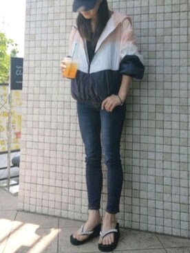 「プチプラミックス」｜RIyO.さん（レディース・157cm）の夏コーディネート