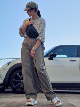 RIyO.さん（レディース・157cm）の夏コーディネート