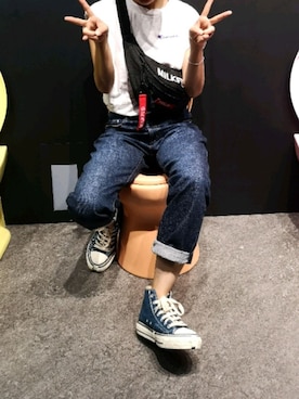 「ピース！」｜RIyO.さん（レディース・157cm）の秋コーディネート