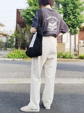 「DOOPZ（ドープス）のアイテム」を使った、RIyO.さん（レディース・157cm）の夏コーディネート