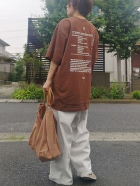 「OUV（オーブ）のアイテム」を使った、RIyO.さん（レディース・157cm）の夏コーディネート