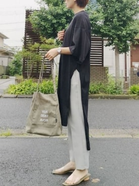 「Sheson（シーズン）のアイテム（ワンピース/ドレス）」を使った、RIyO.さん（レディース・157cm）の夏コーディネート