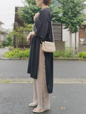 「Sheson（シーズン）のアイテム（ワンピース/ドレス）」を使った、RIyO.さん（レディース・157cm）の夏コーディネート
